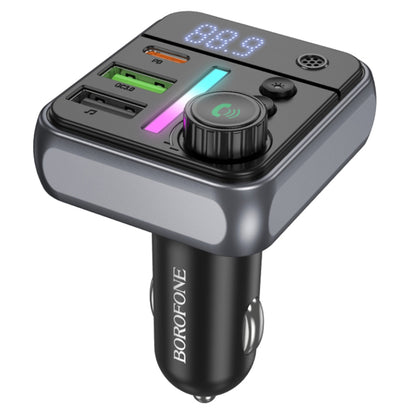 FM Bluetooth -modulaattori Borofone BC50 Ascenso, 2 x USB-A - 1 x USB-C