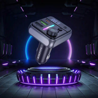 FM Bluetooth -modulaattori Borofone BC50 Ascenso, 2 x USB-A - 1 x USB-C