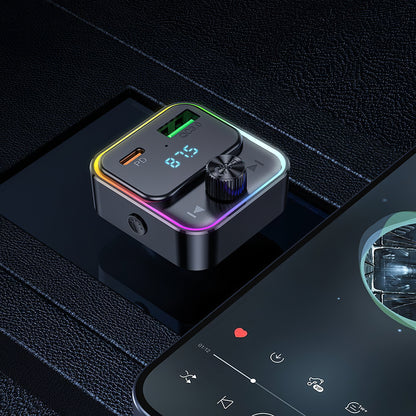 HOCO E81 Bluetooth FM Modulator, 1 x USB-A - 1 x USB-C