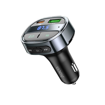 FM-modulaattori Bluetooth HOCO E70, 1 x USB-A - 1 x USB-C - microSD