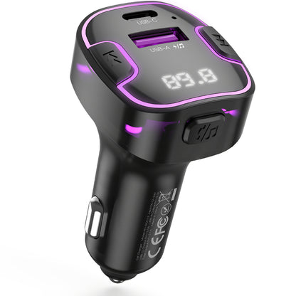 FM Bluetooth -modulaattori XO Design BCC12, 1 x USB-A - 1 x USB-C