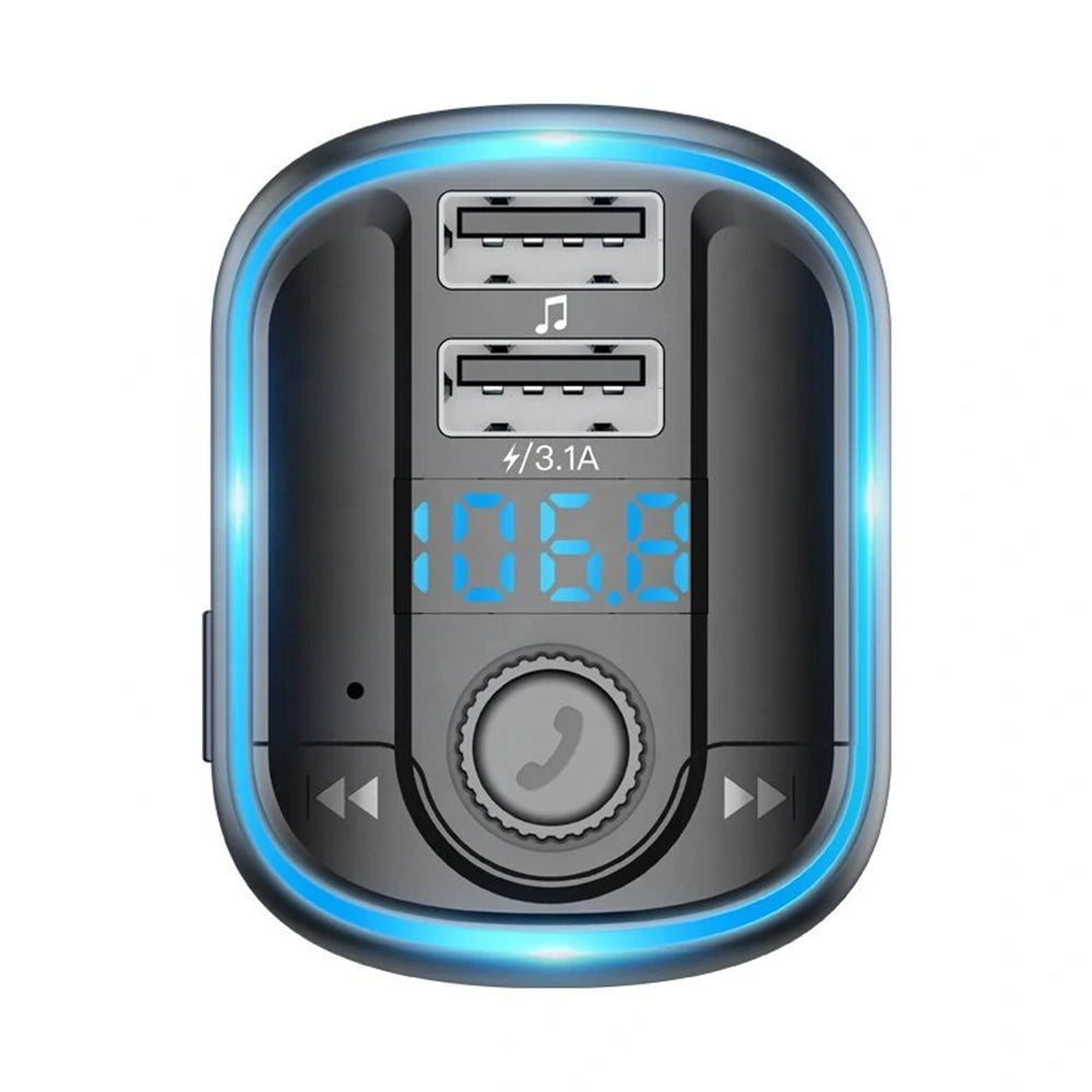 FM Bluetooth -modulaattori Yesido Y44, 2 x USB-A - 1 x microSD