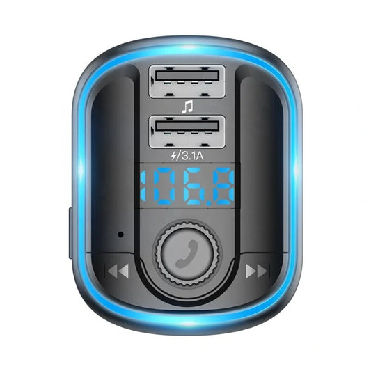 FM Bluetooth -modulaattori Yesido Y44, 2 x USB-A - 1 x microSD