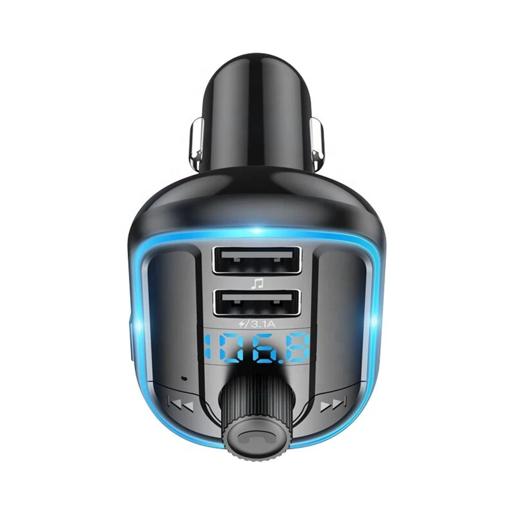 FM Bluetooth -modulaattori Yesido Y44, 2 x USB-A - 1 x microSD