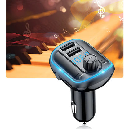 FM Bluetooth -modulaattori Yesido Y44, 2 x USB-A - 1 x microSD