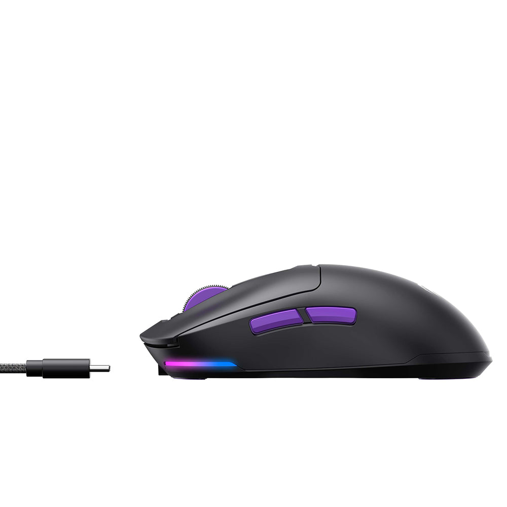 Langaton pelihiiri HAVIT MS969WB, RGB, 1000DPI - 16000DPI, BT / Wi-Fi / Langallinen, Musta