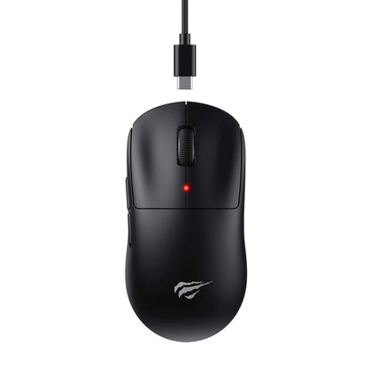 HAVIT MS970WB Pro langaton pelihiiri, 800DPI - 12000DPI, BT / Wi-Fi / Johdollinen, Musta