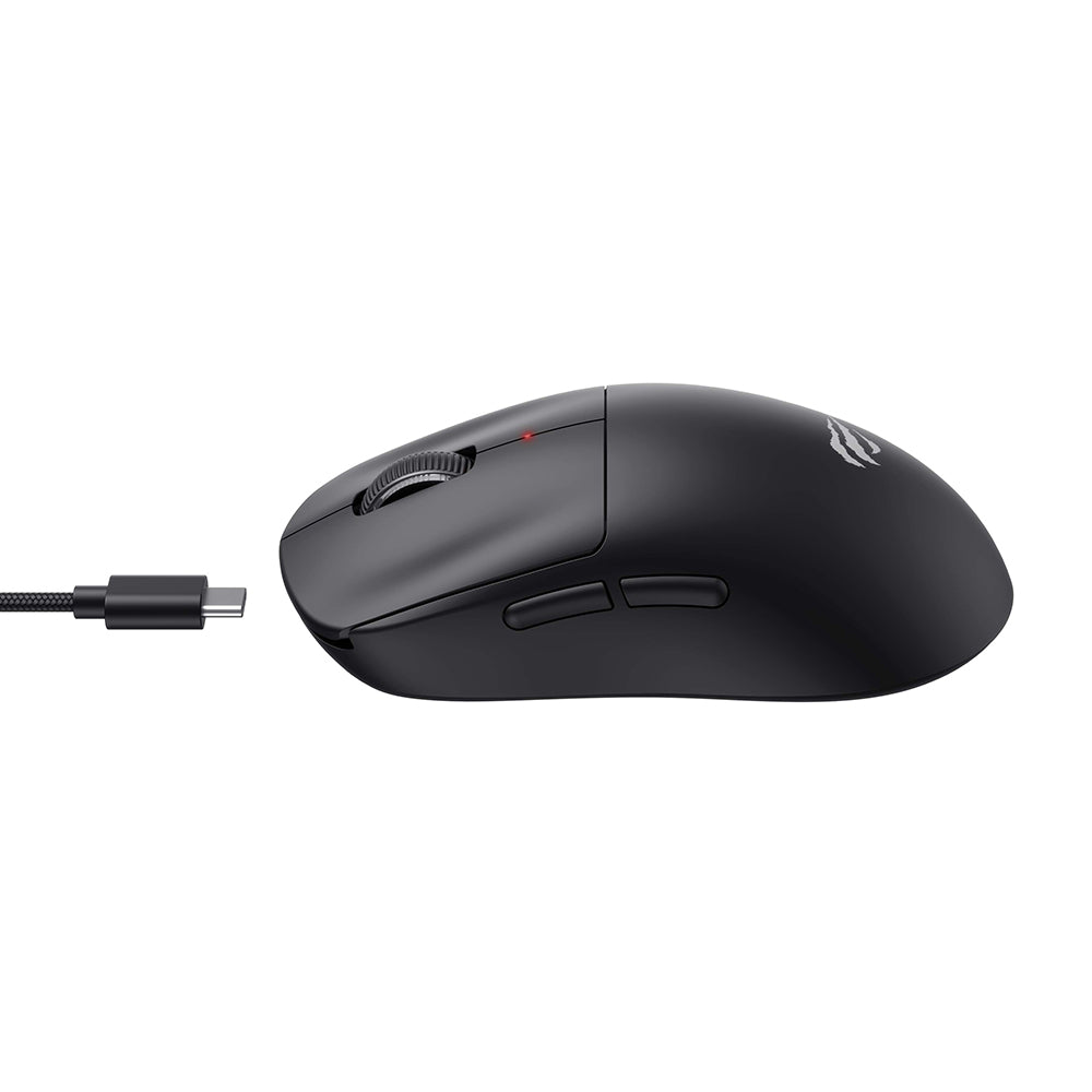 HAVIT MS970WB Pro langaton pelihiiri, 800DPI - 12000DPI, BT / Wi-Fi / Johdollinen, Musta