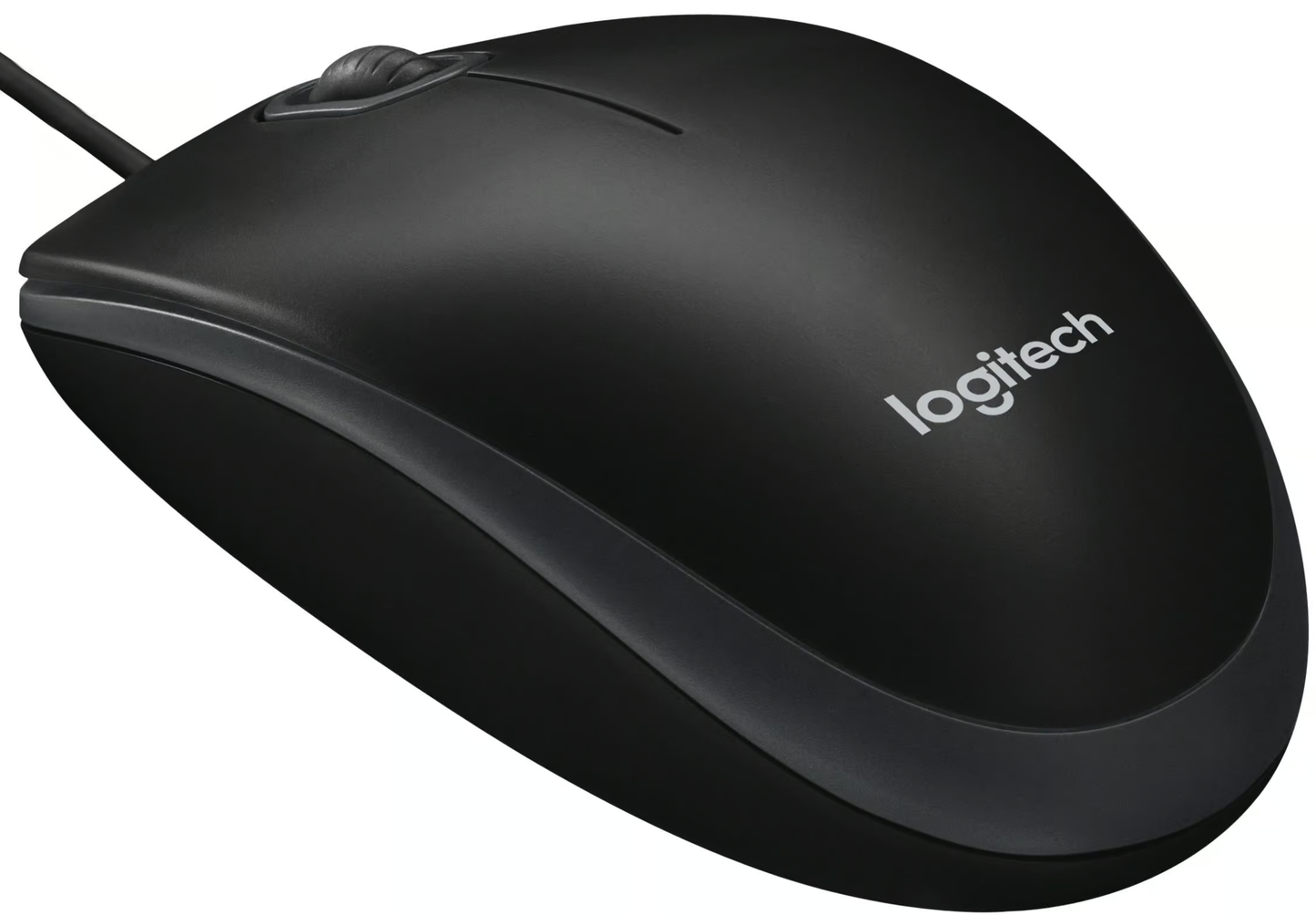 Langallinen USB-hiiri Logitech B100, 1000DPI, Musta 910-003357