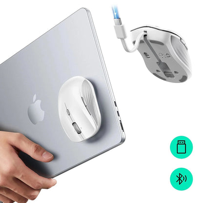 ESR MagMouse Wireless Mouse, 800DPI - 4800DPI, BT / Wi-Fi, White