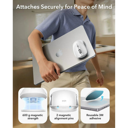 Langaton hiiri ESR MagMouse, 800DPI - 4800DPI, Valkoinen