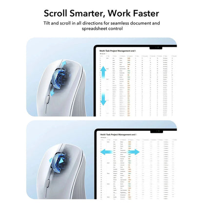 Langaton hiiri ESR MagMouse, 800DPI - 4800DPI, Valkoinen