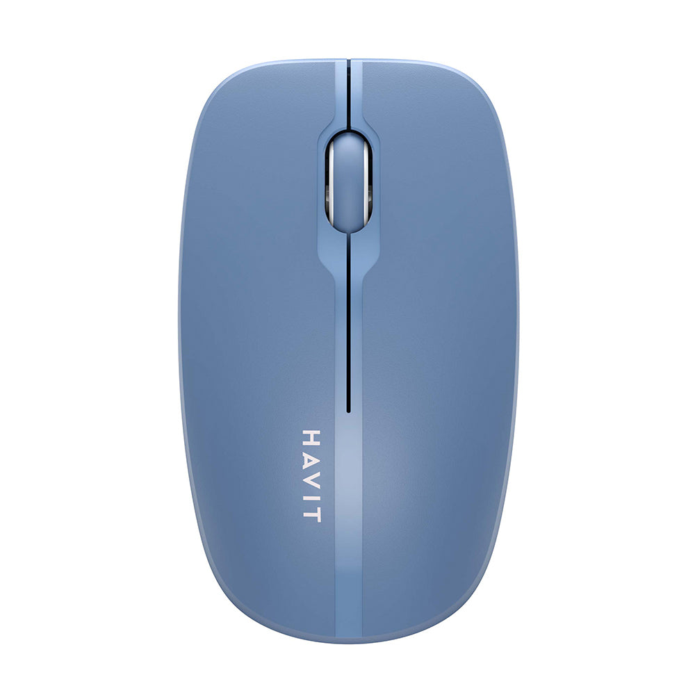 HAVIT MS53WB Wireless Mouse, 1600DPI, Blue
