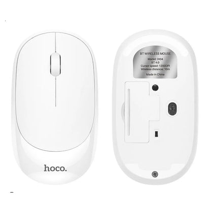 Langaton hiiri HOCO DI04, 1200DPI, BT / Wi-Fi, Valkoinen