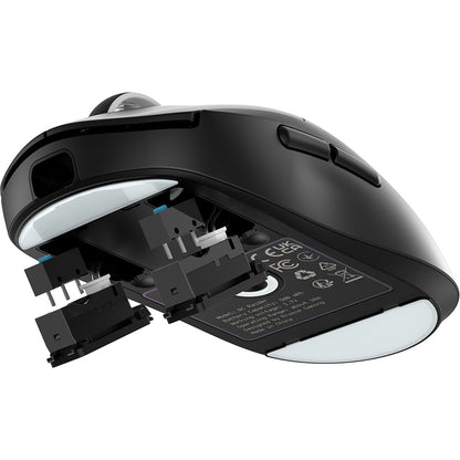 Langaton hiiri Proove RC Raider 8K, 800DPI - 32000DPI, BT / Wi-Fi / Wired, Musta WMRR00122001