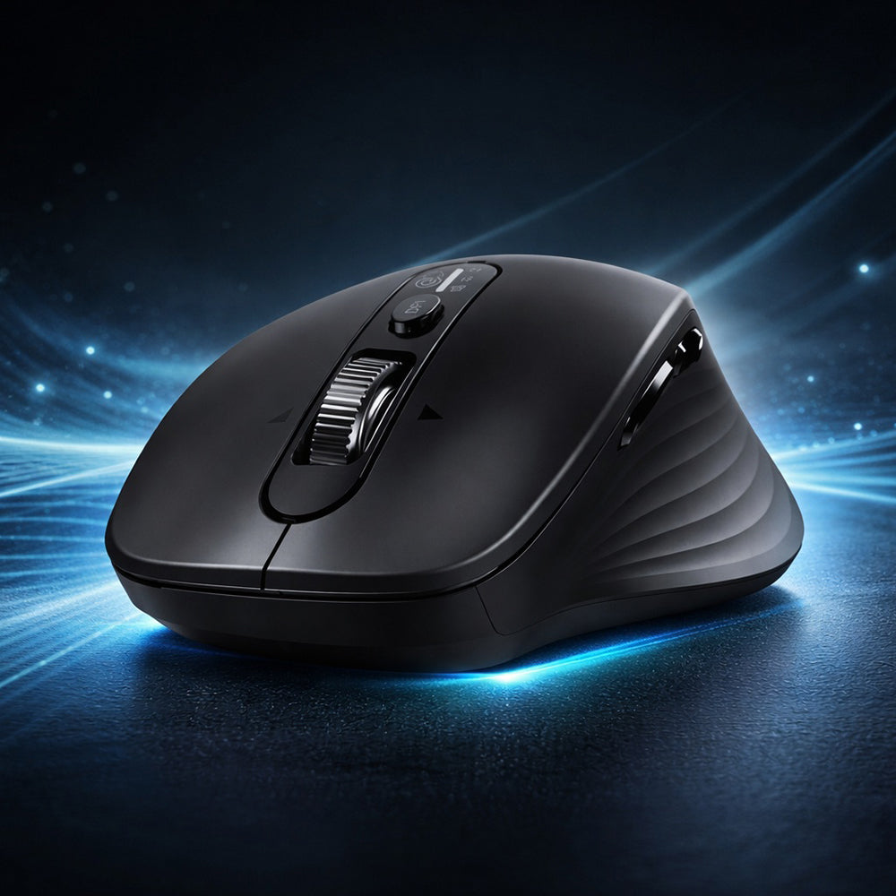 Langaton hiiri UGREEN M752 (75498B), 5000DPI, BT / Wi-Fi, Musta