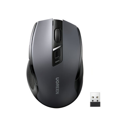 Langaton hiiri UGREEN MU006 (90855), 4000DPI, BT / Wi-Fi, Harmaa