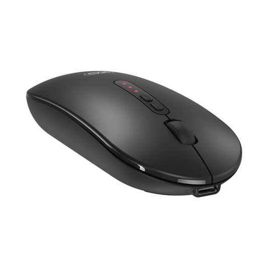 Langaton hiiri XO Design M13 Silent kolmella tilalla, 1600DPI, BT / Wi-Fi, Musta