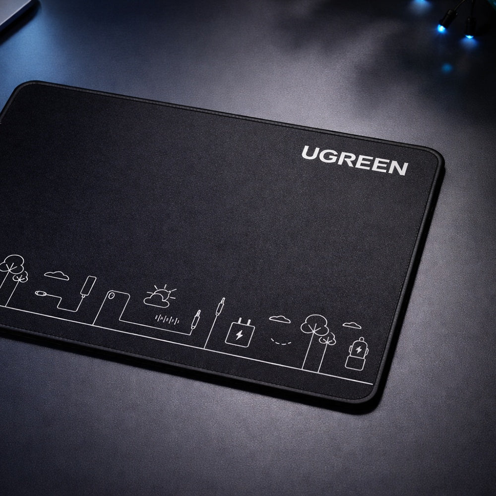 MousePad Gaming UGREEN CY016, 260mm x 200mm x 4mm, Musta