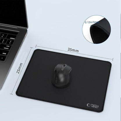MousePad Tech-Protect A100, 350mm x 250mm, Musta
