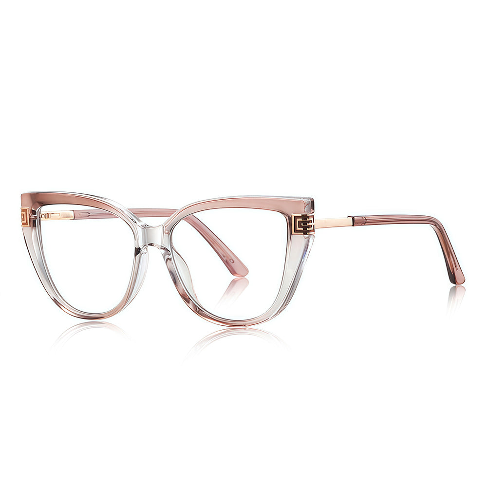 Techsuit 2259 Women's Computer Glasses, Anti-Blue Light, Pink