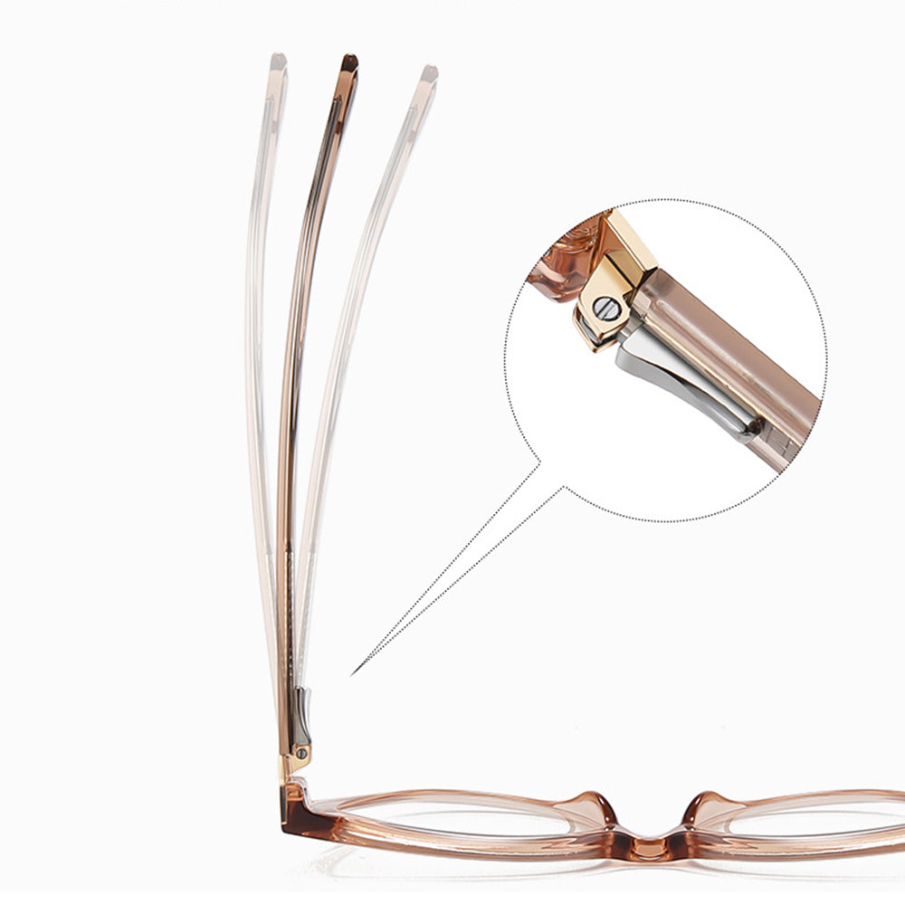 Naisten Techsuit 2279 tietokoneen suojalasit, Anti-Blue Light, Vaaleanruskea