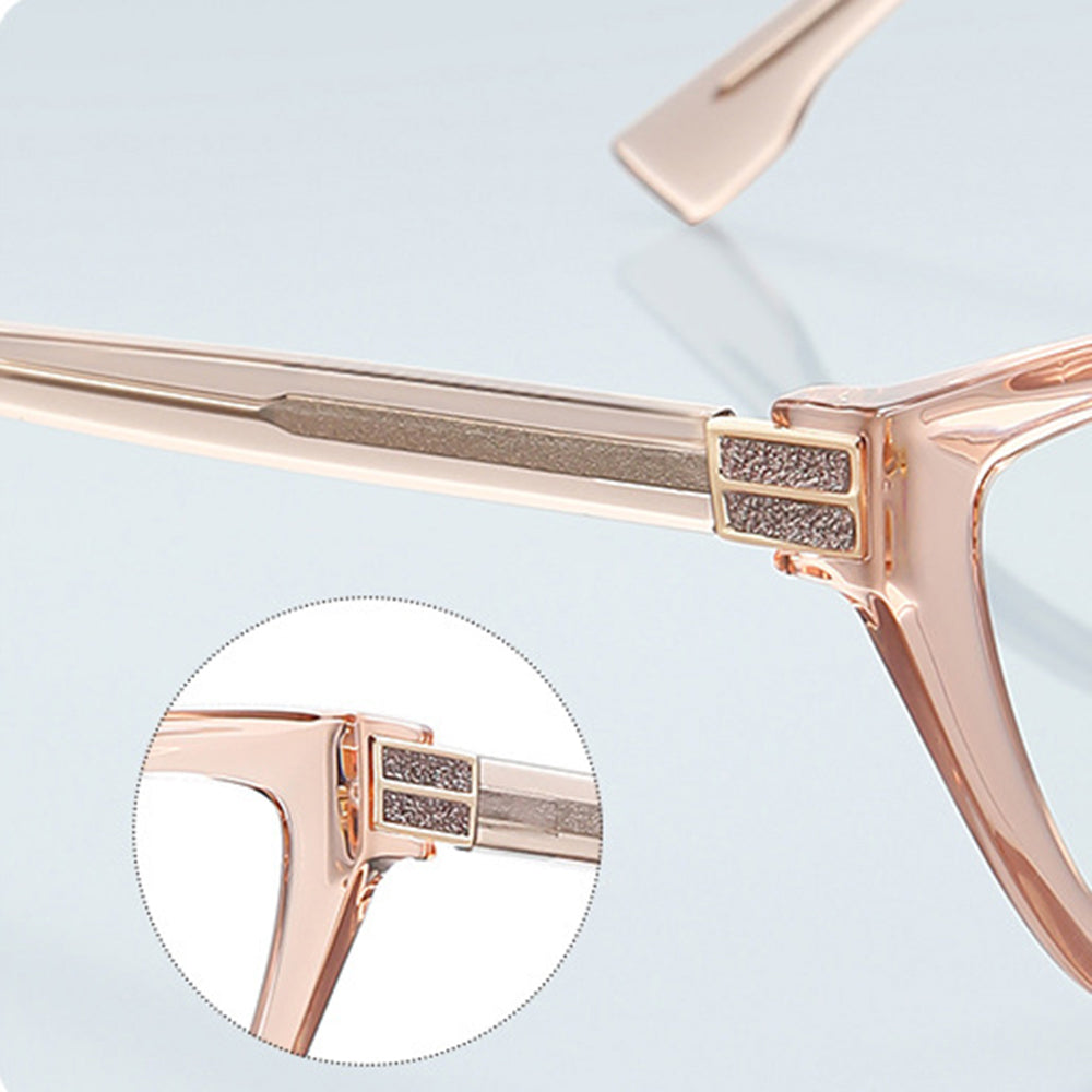 Naisten Techsuit 2279 tietokoneen suojalasit, Anti-Blue Light, Vaaleanruskea