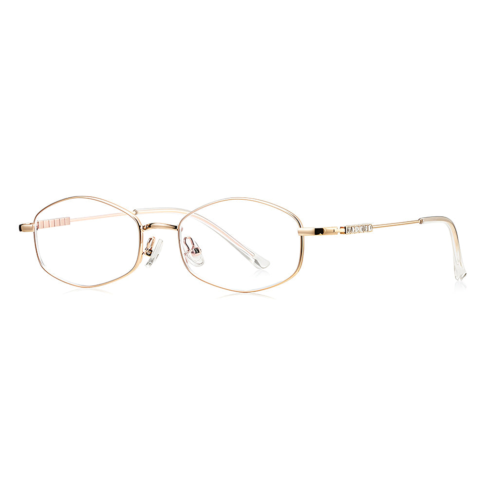 Naisten Techsuit LS501 tietokonelasit, sinivalonsuoja, kultaiset