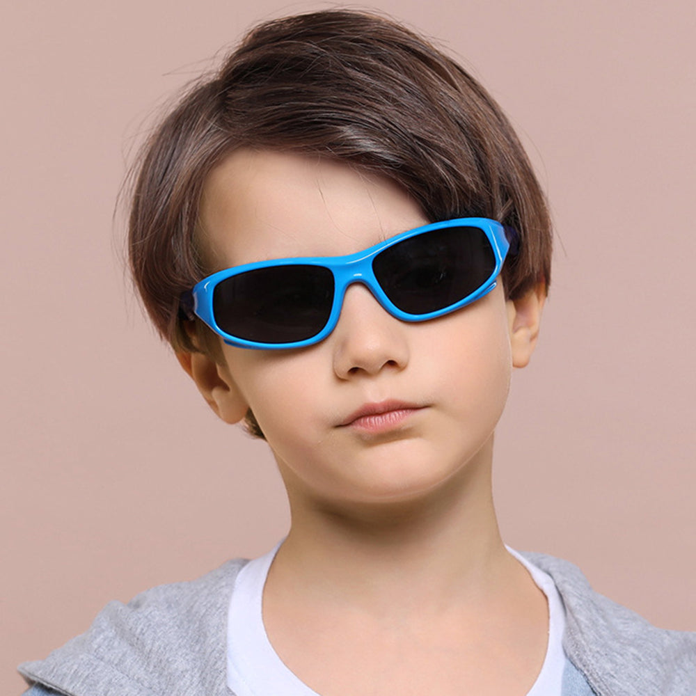 Techsuit 816-C8 Kids' Sport Sunglasses, Polarized, Orange White