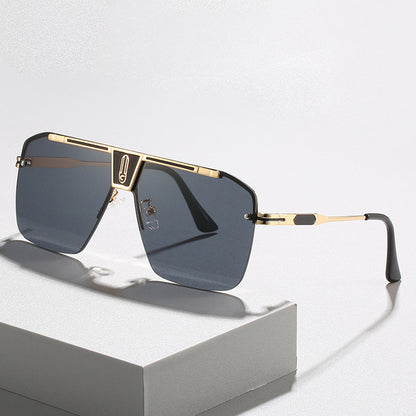 Men's Techsuit 2576 Sunglasses, Gold Blue Brown