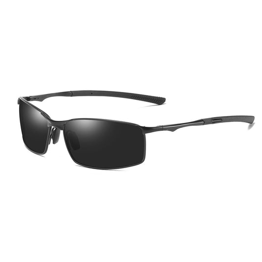 Miesten aurinkolasit Techsuit 559, polarisoidut, UV-suoja, mustat