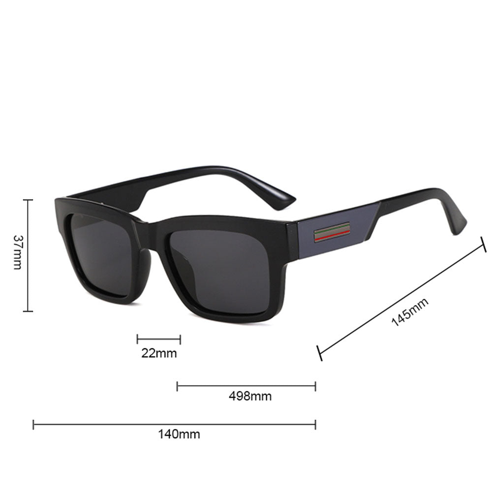 Miesten aurinkolasit Techsuit 8491, polarisoidut, UV-suoja, mattamustat ja punaiset