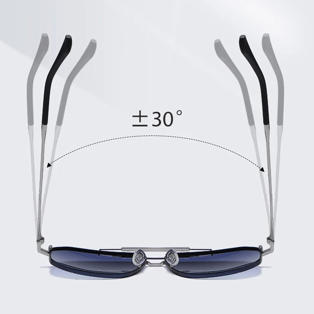 Miesten Aurinkolasit Techsuit 8538, Polarisoidut, UV-suoja, Vaaleanpunainen Kulta Violetti