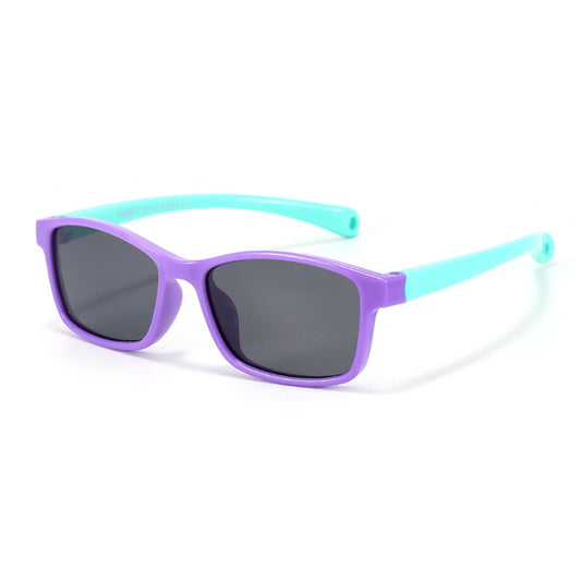 Techsuit 8260-C34 vauvojen aurinkolasit, polarisoidut, violetti turkoosi