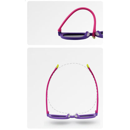 Techsuit 616 Kids Sunglasses, Polarized, UV Protection, Purple Pink