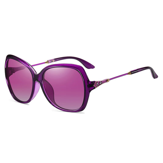 Naisten aurinkolasit Techsuit 8881, polarisoidut, UV-suoja, violetti