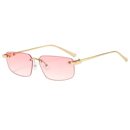 Unisex Techsuit S098 Sunglasses, Gold Pink