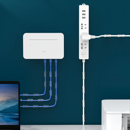 Kaapelien järjestäjä CableCreation CT1001, 50 kappaleen setti, läpinäkyvä