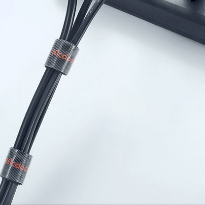 McDodo VS-0960 Belt -kaapelien järjestäjä, tarranauha, 1m, musta