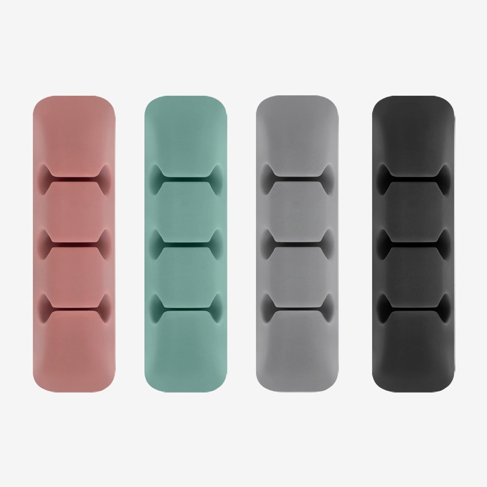 Ringke-kaapelien järjestäjä, 4 kappaleen setti, Erivärisiä