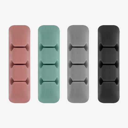 Ringke-kaapelien järjestäjä, 4 kappaleen setti, Erivärisiä