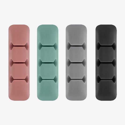 Ringke-kaapelien järjestäjä, 4 kappaleen setti, Erivärisiä