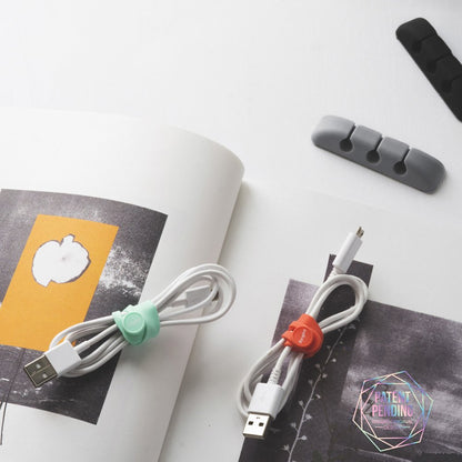 Ringke-kaapelien järjestäjä, 4 kappaleen setti, Erivärisiä