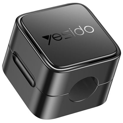 Yesido C216BL -kaapelien järjestäjä, 4 kappaleen setti, Musta