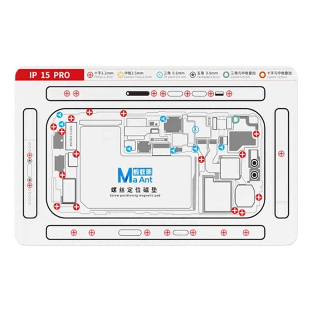 MaAnt Magneettinen Ruuvialusta Apple iPhone 15 Pro / 15 Pro Maxille