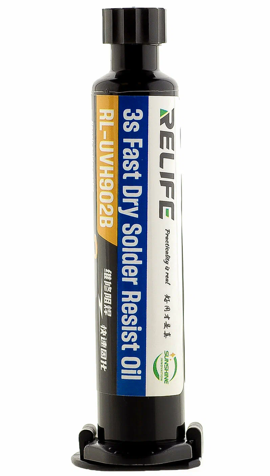 Relife RL-UVH902B UV-peitemassa, 10 ml, Musta