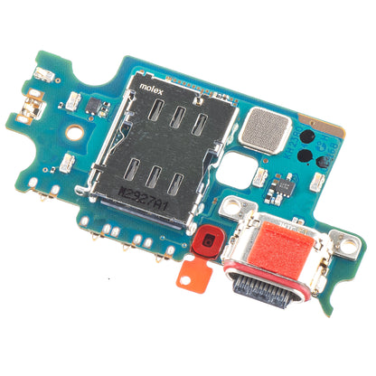 Latausliittimellä varustettu kortti - Mikrofoni - SIM-lukijamoduuli Samsung Galaxy S22+ 5G S906, Service Pack GH96-14805A 