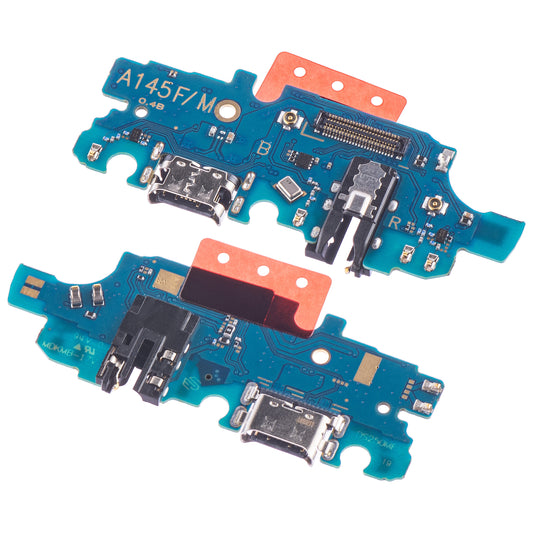 Latausliitin - Audio - Mikrofoni -levy Samsung Galaxy A14 A145, ei-Euroopan versio