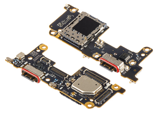 Charging Connector Board - Microphone - SIM Reader Module Xiaomi 12T, Service Pack 560001L12A00