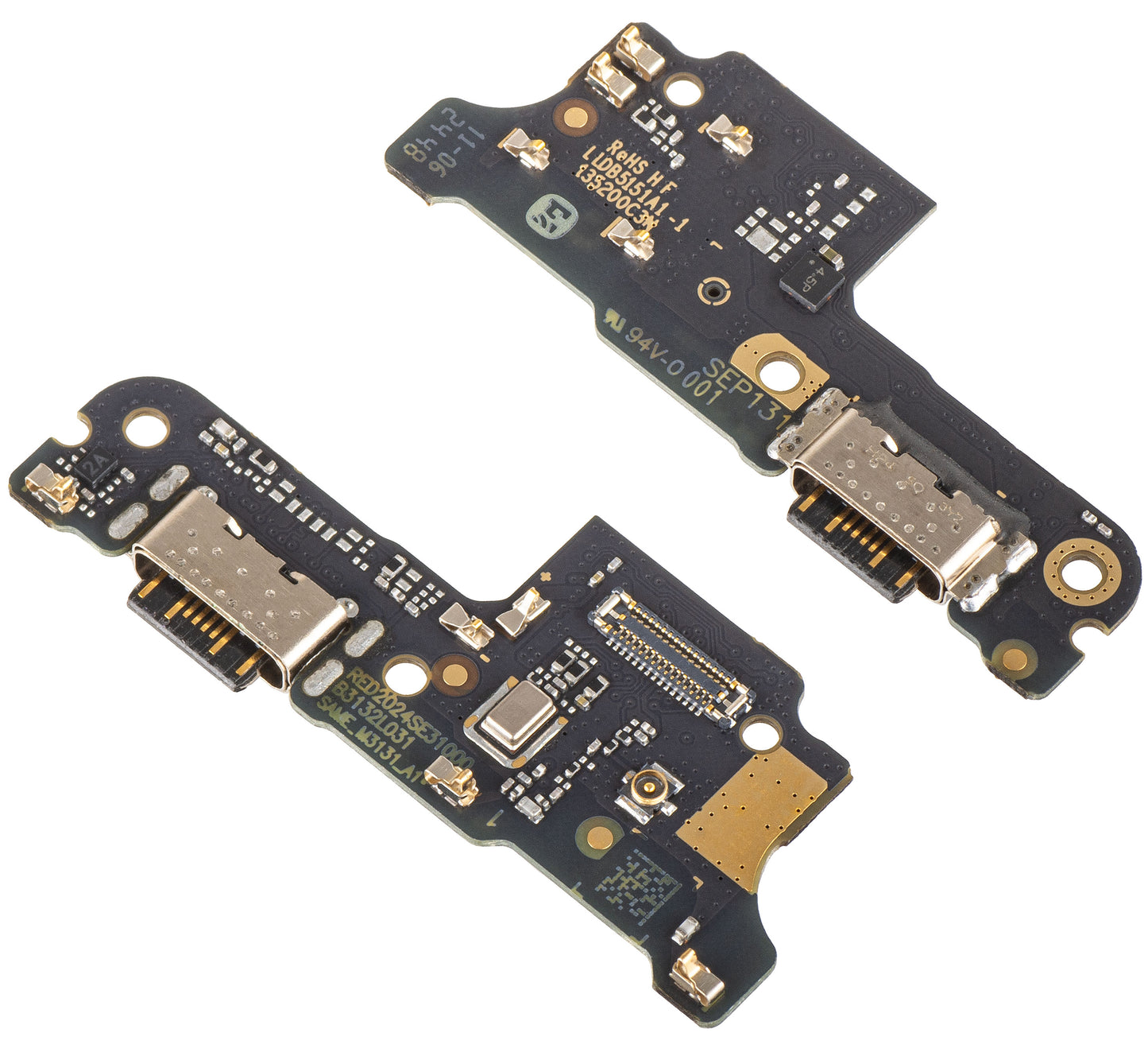 Latausliittimellä varustettu piirilevy - Mikrofoni Xiaomi Redmi A4 / 14C / Poco C75